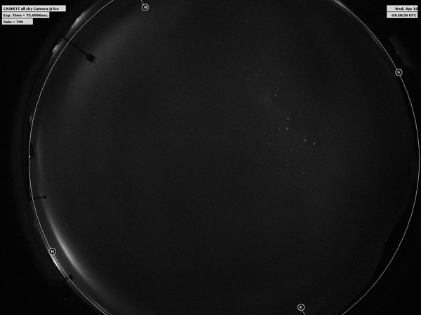 Comm2 Day 17: Calibrating Clio while clouded out