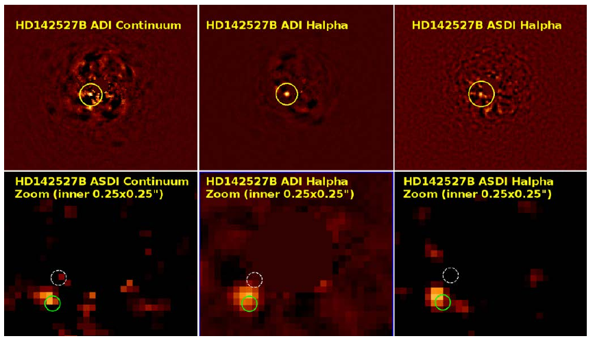 Discovery of Halpha Emission from the Close Companion inside the Gap of Transitional Disk HD 142527