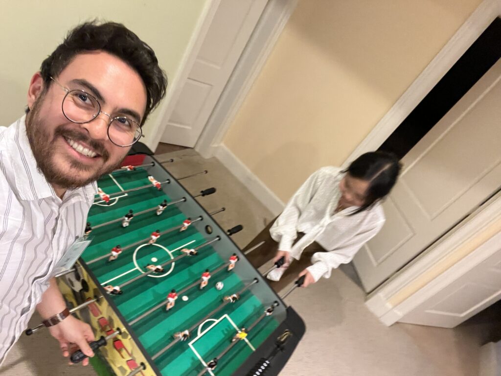 is foosball still the devil? oh wait, we don't need movie quotes anymore
