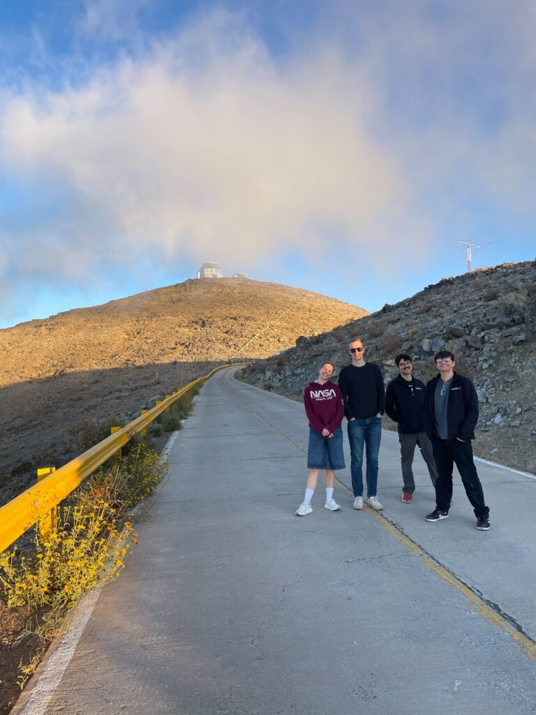 This was a short break in our run away from the clouds.