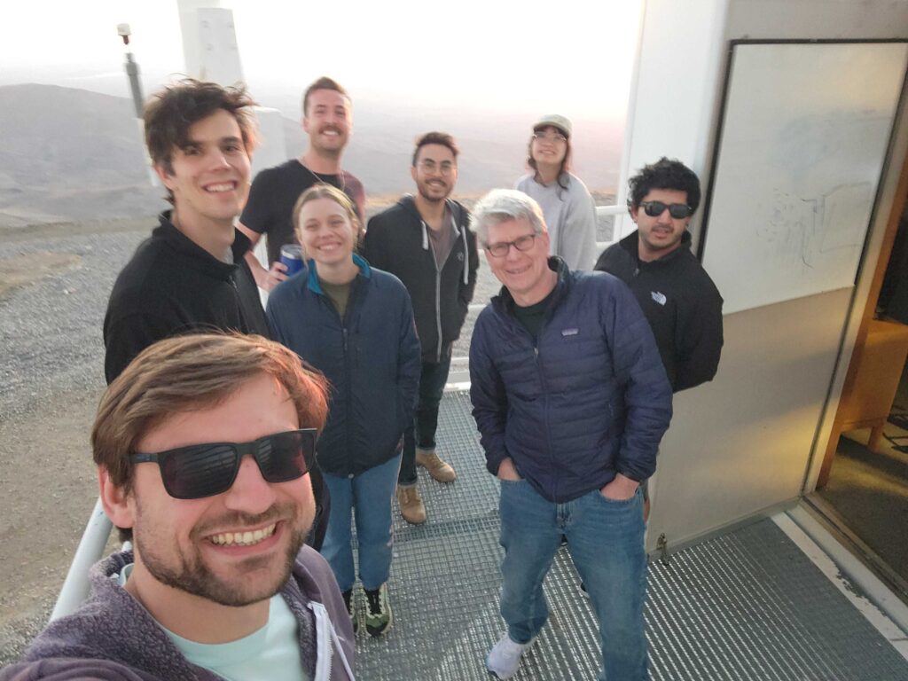 Where one of the sunset or the selfie must look terrible.