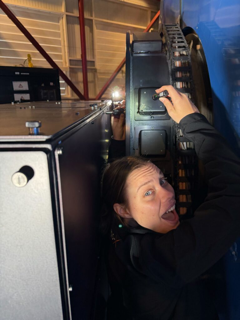 It was not her last moment in the crevice, alas.