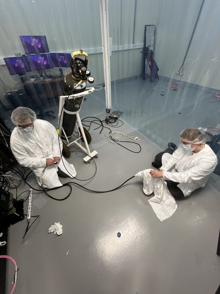 careful choosing a clean room gown this run, one of them is now pretty sticky