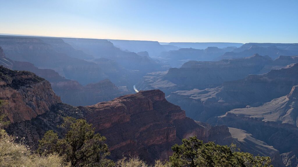 the horizon is crooked b/c I was blocking the sun with one hand