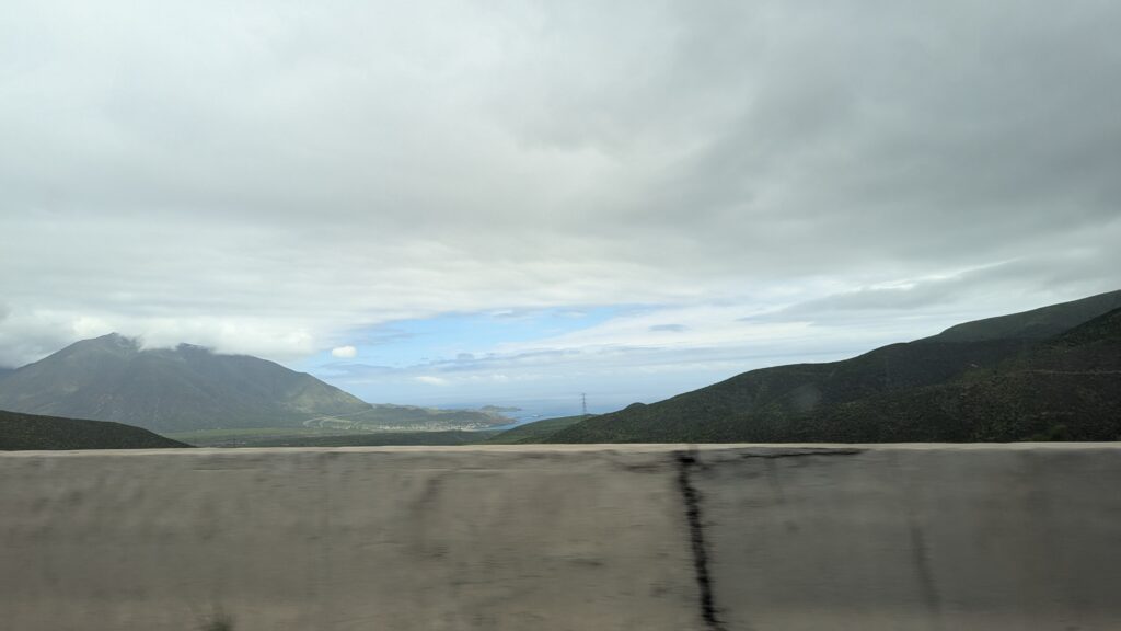 our driver volunteered to pull off at an overlook