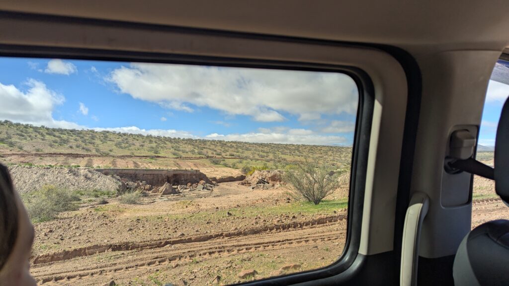 didn't realize how built up the road is there
